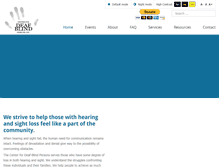 Tablet Screenshot of deaf-blind.org